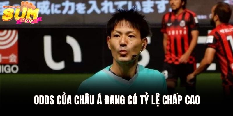 Odds của Châu Á đang có tỷ lệ chấp cao
